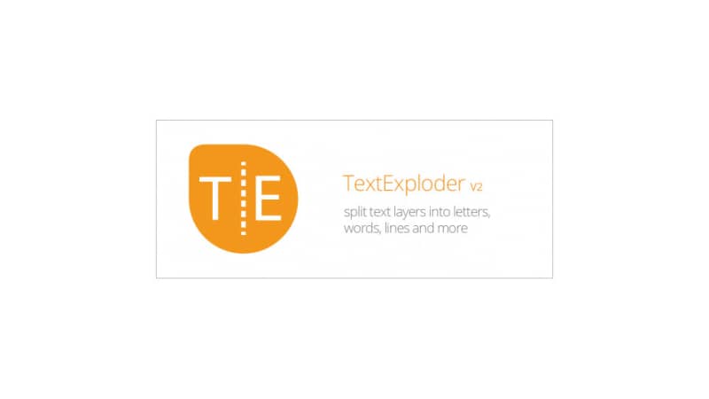 AE教程 TextExploder 文字分割分离成单独图层AE脚本 使用教程