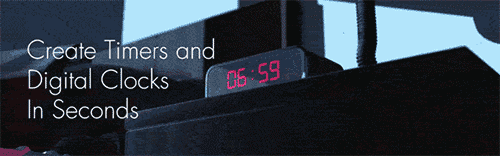 AE预设 AE数字时钟时间秒表码表倒计时预设动画下载 Time Presets 1.5